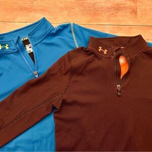 Under Armour ColdGear Fitted 1/4 Zip Pullovers YXL